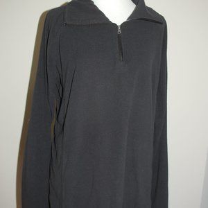 Columbia black lightweight fleece top women's XL